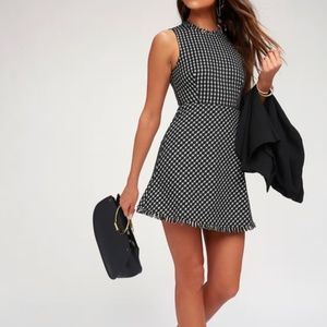 Black and White tweed Dress (NEVER WORN)